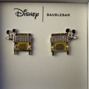 Disney BaubleBar Mickey and School Bus Earrings